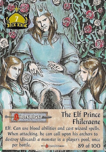 The Elf Prince Fhileraene