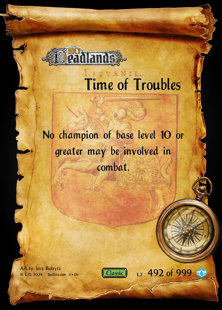 Level 2 Time of Troubles