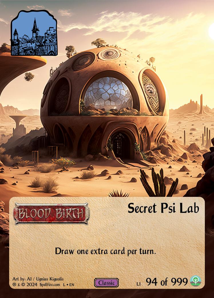 Level 1 Secret Psi Lab