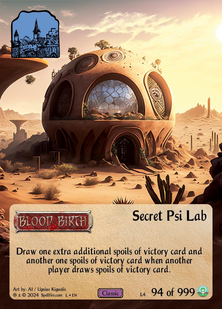 Level 4 Secret Psi Lab