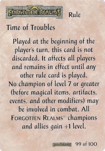 ForgottenRealms Time of Troubles