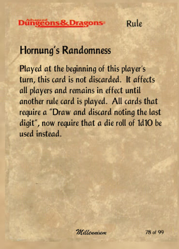 Hornung's Randomness