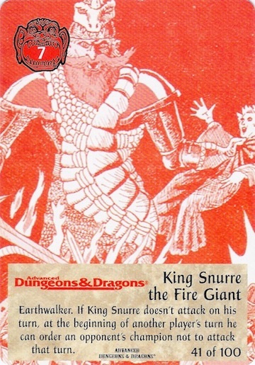 King Snurre the Fire Giant