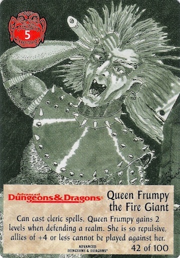 Queen Frumpy the Fire Giant