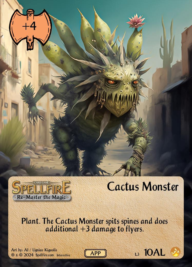 Level 3 Cactus Monster