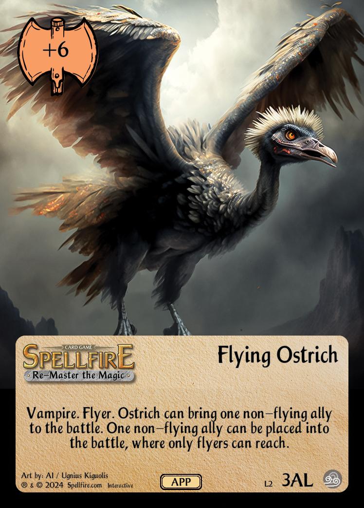 Level 2 Flying Ostrich