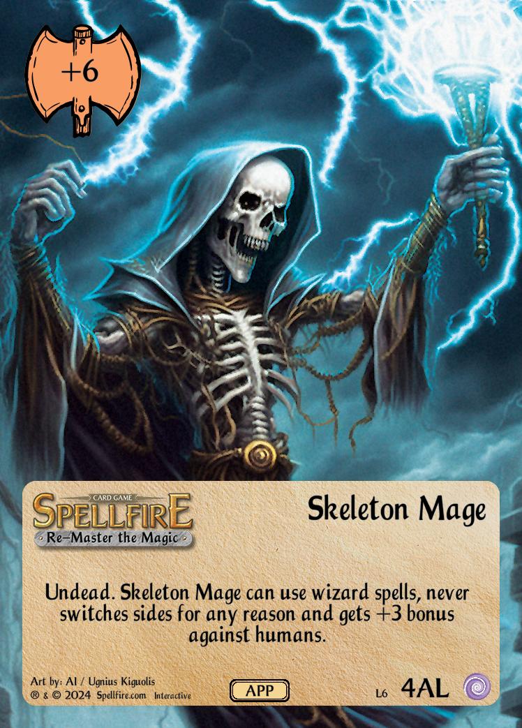 Level 6 Skeleton Mage