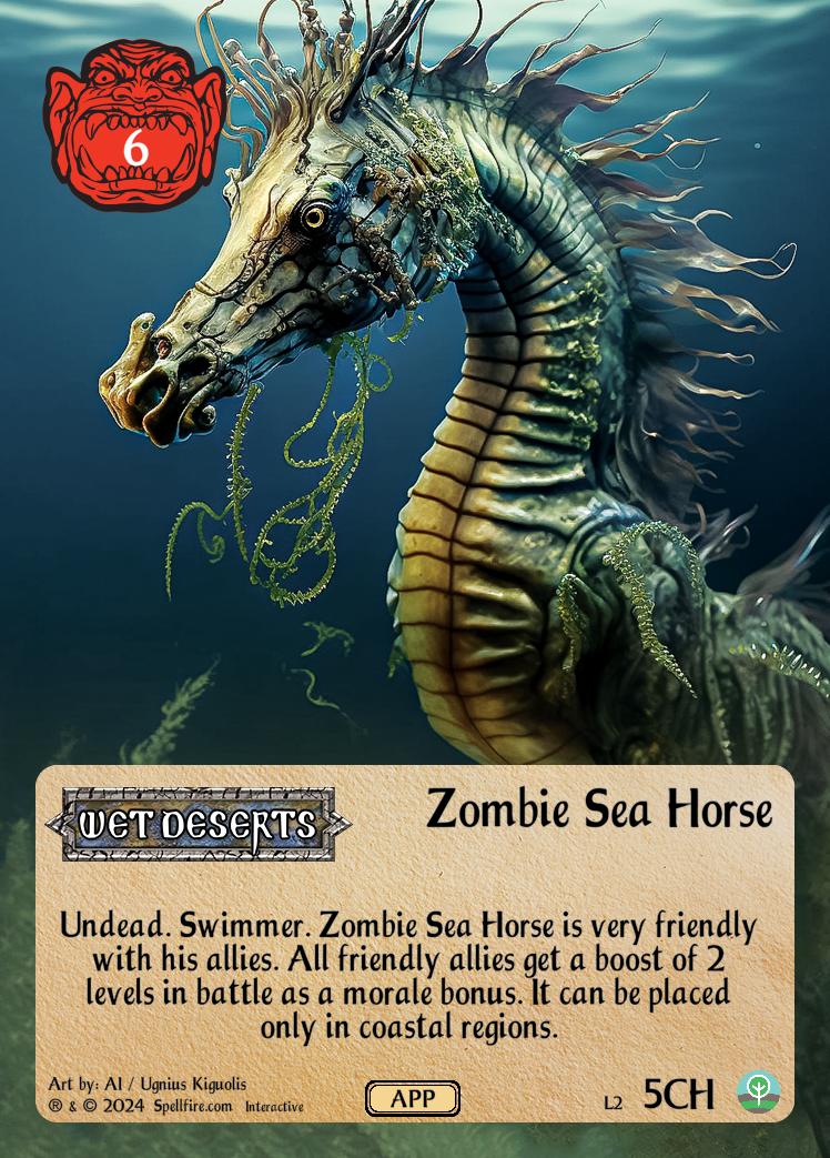 Level 2 Zombie Sea Horse