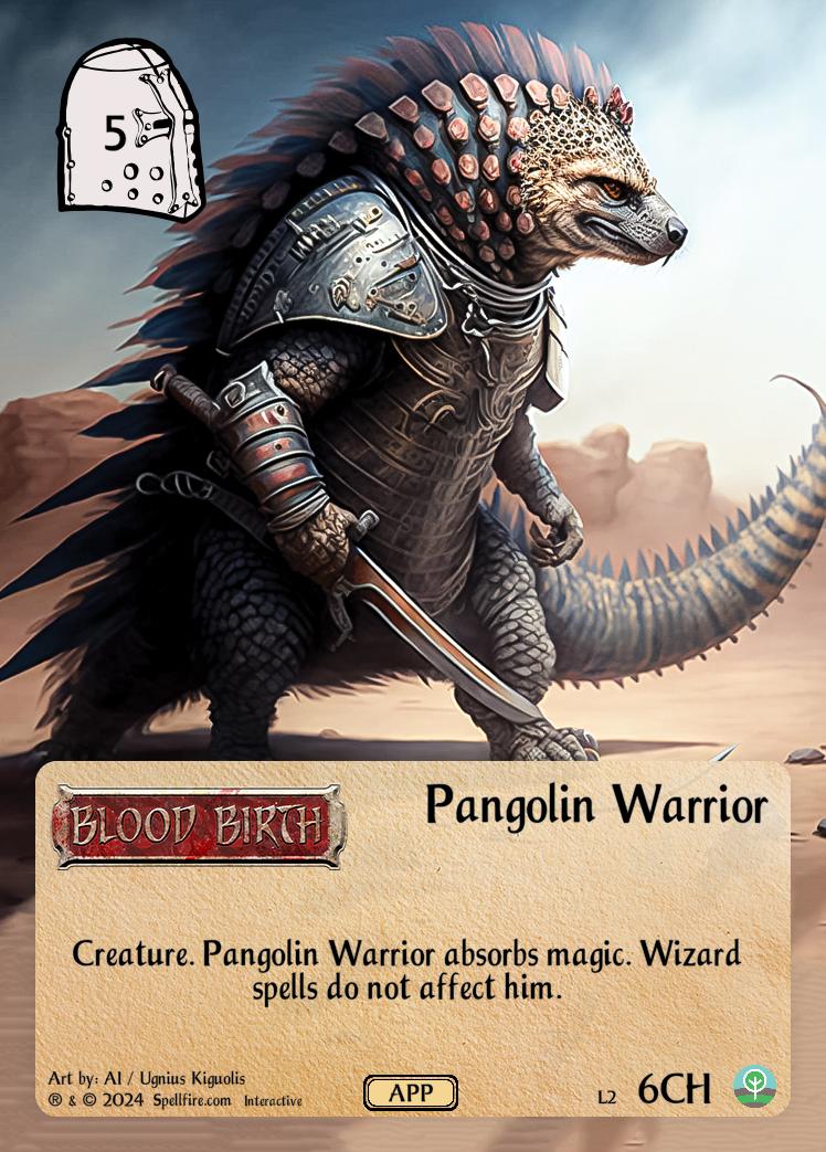 Level 2 Pangolin Warrior