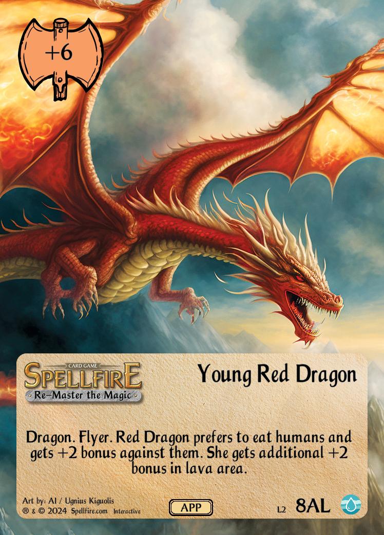 Level 2 Young Red Dragon