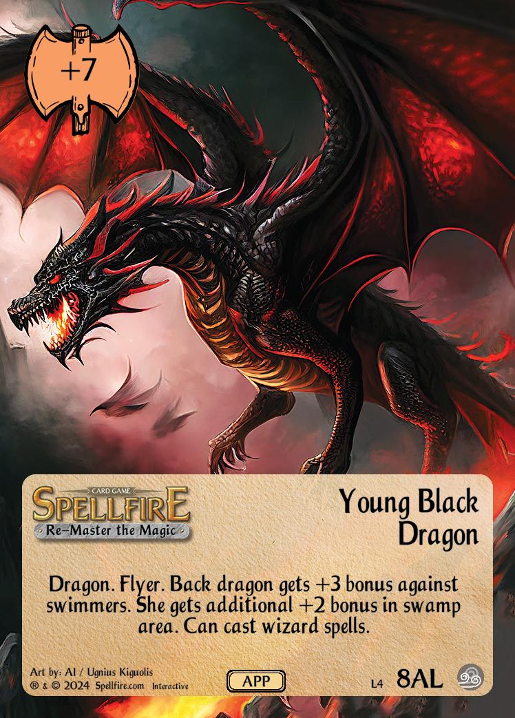 Level 4 Young Black Dragon