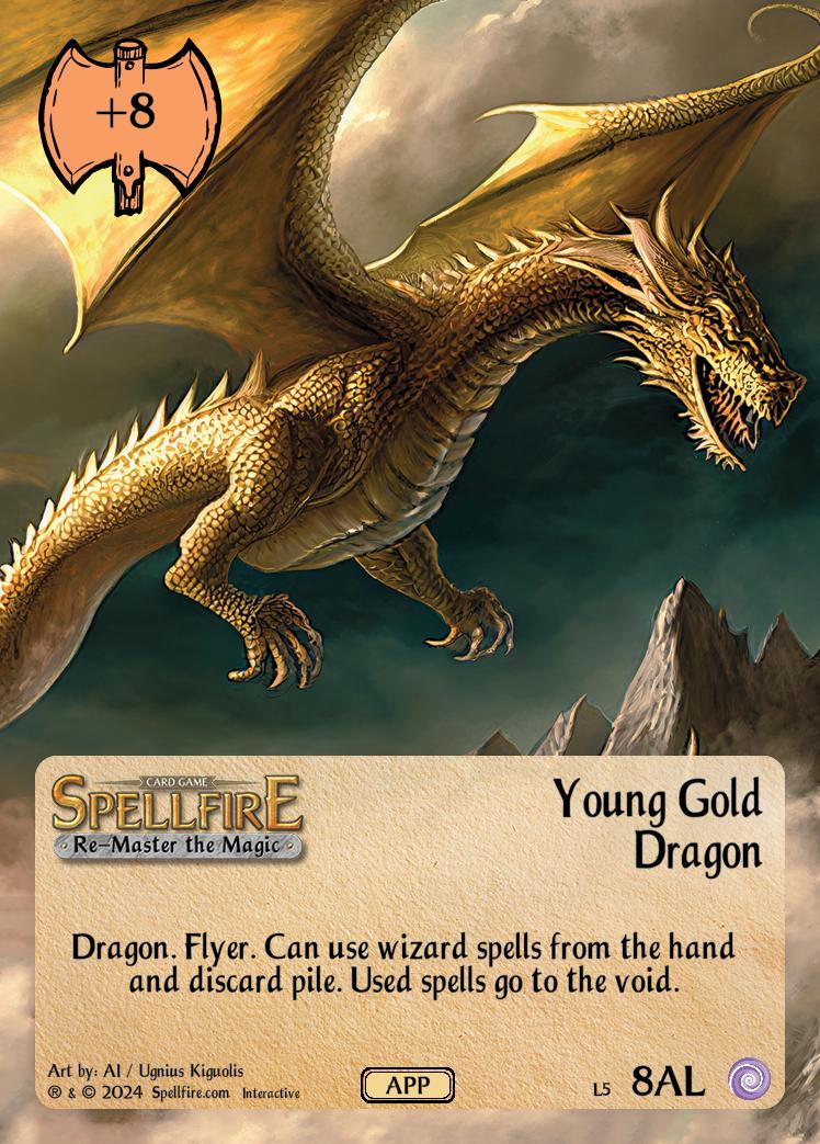 Young Gold Dragon